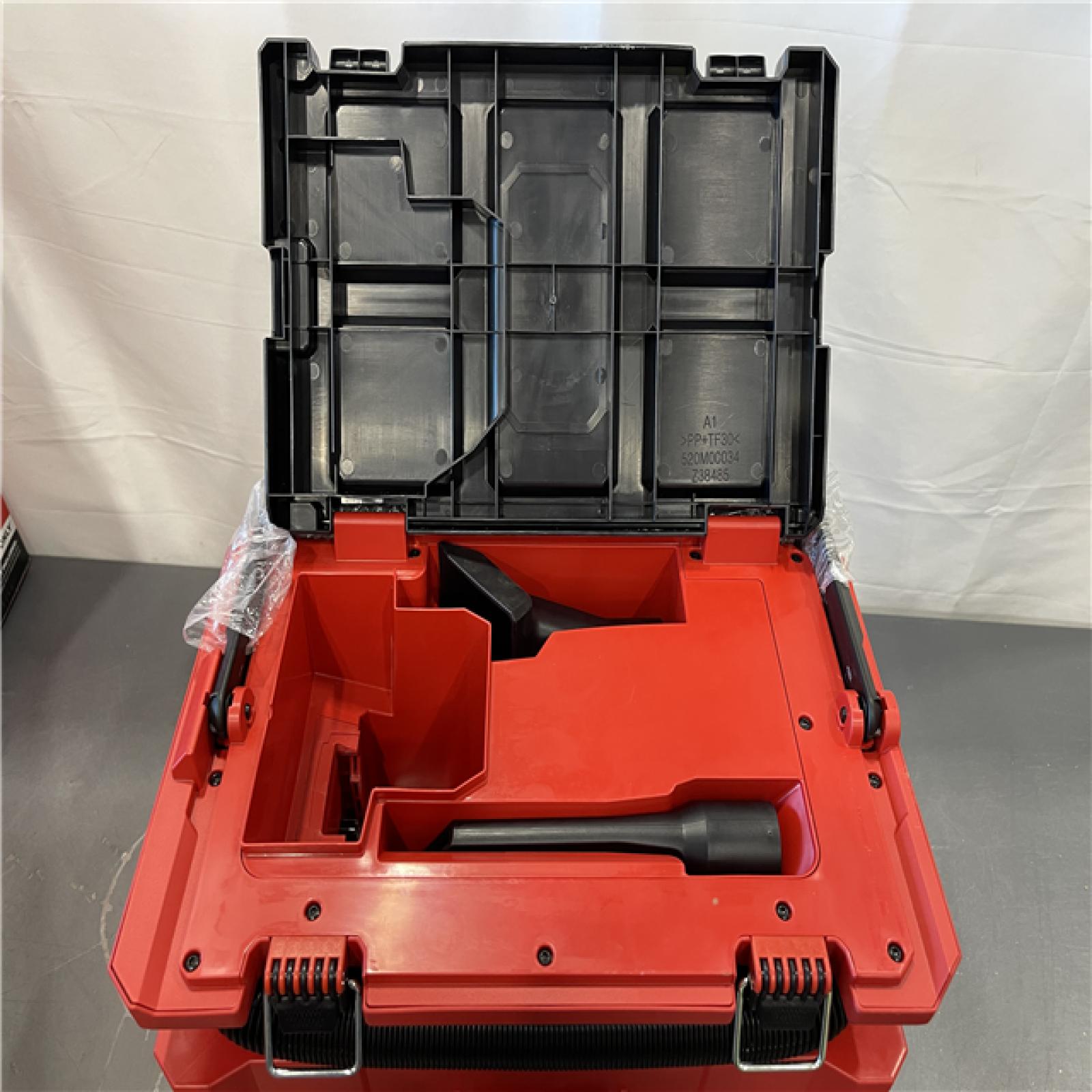 AS-IS - MILWAUKEE M18 FUEL PACKOUT 18-Volt Lithium-Ion Cordless 2.5 Gal. Wet/Dry Vacuum