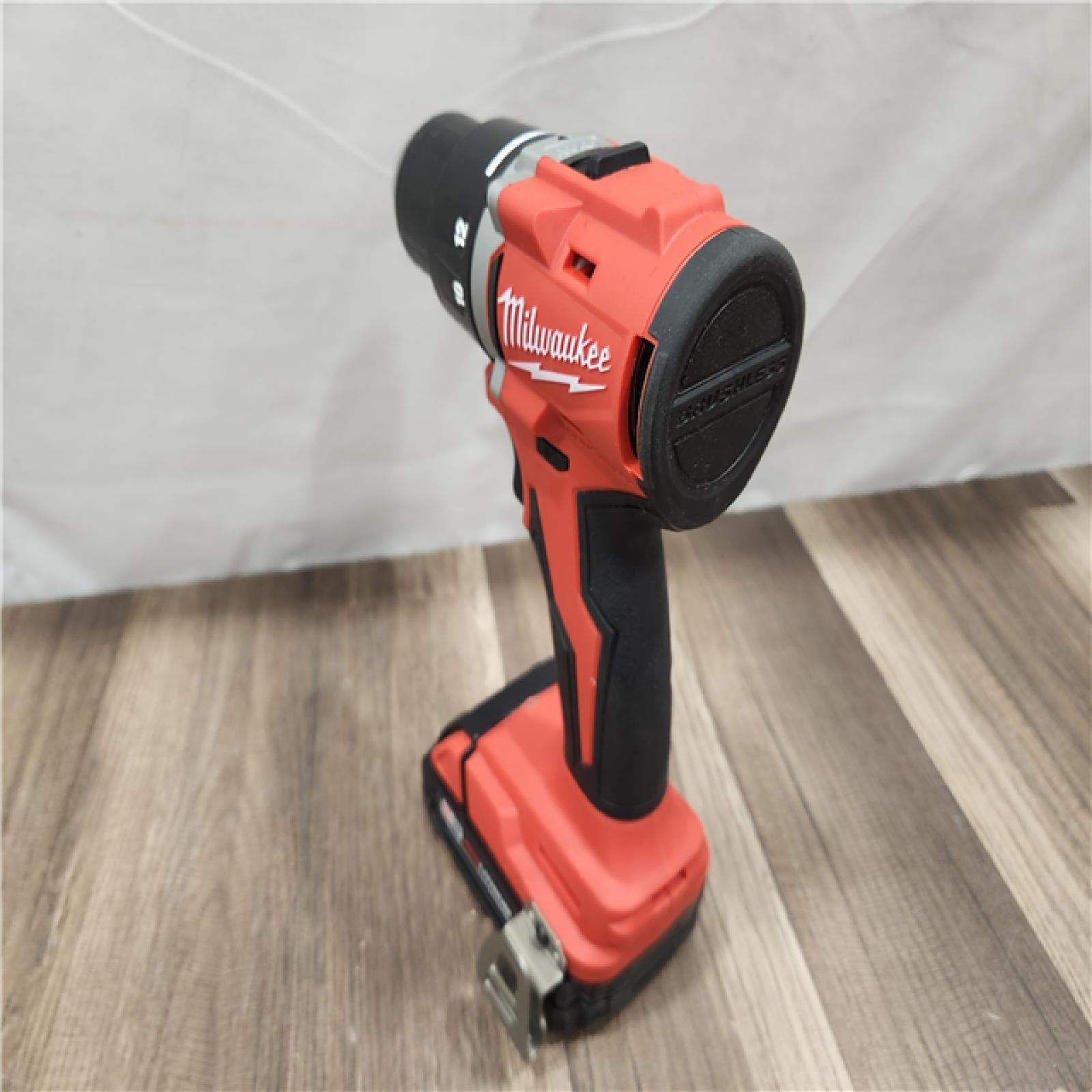 AS-IS- Milwaukee M18 Compact Next Gen 1/2 in. Brushless Cordless Drill/Driver Kit (Battery & Charger)
