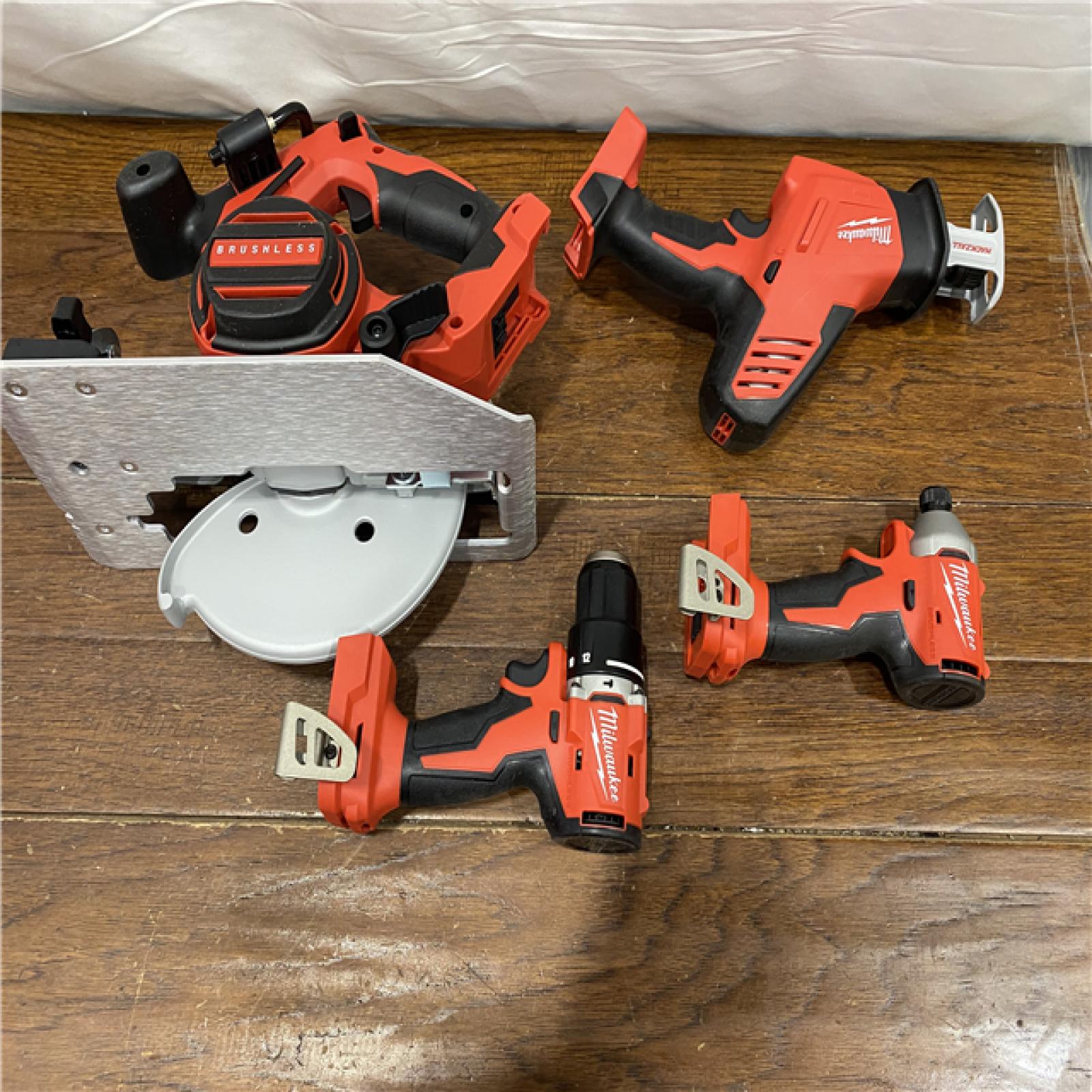 AS-IS Milwaukee M18 4 Tool Combo Kit