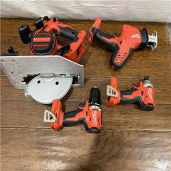 AS-IS Milwaukee M18 4 Tool Combo Kit