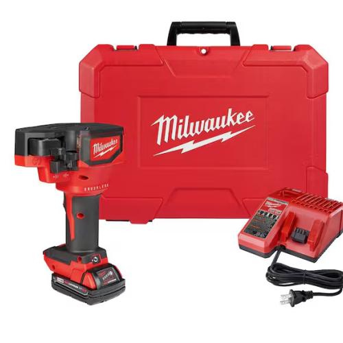 NEW! - Milwaukee M18 18V Lithium-Ion Cordless Brushless Threaded Rod Cutter Kit with 2.0 Ah Battery  Charger and Case