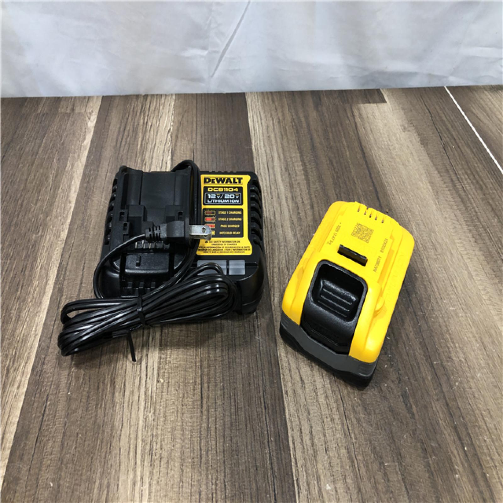 AS-IS DEWALT 20V MAX XR POWERSTACK Lithium-Ion Battery Starter Kit