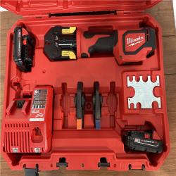 California AS-IS Milwaukee m18 Short Throw Press Tool Kit  includes (2) Batteries  Charger & Hard Case