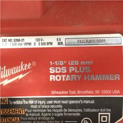 AS-IS Milwaukee 1-1/8 in. Corded SDS-Plus Rotary Hammer