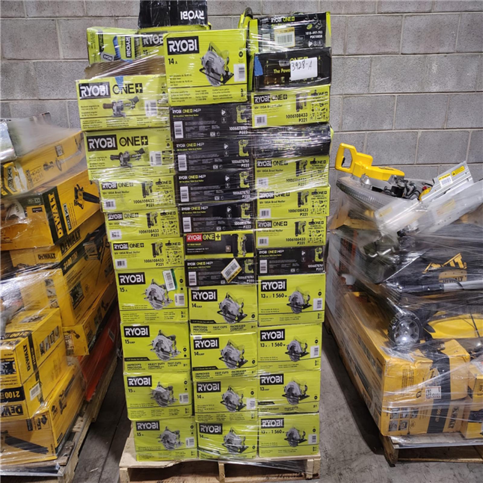 Pittston Location As-Is Power Tools Partial Truckload (11 Pallets) 3928-A