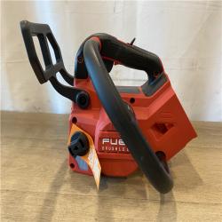 AS-IS Milwaukee FUEL 14 in. 18V Lithium-Ion Brushless Cordless Battery Top Handle Chainsaw (Tool Only)