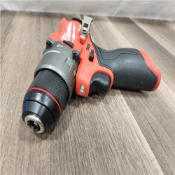 AS-IS- Milwaukee 12V M12 FUEL Lithium-Ion Brushless Cordless 1/2 Hammer Drill/Driver (Tool Only)