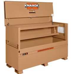DALLAS LOCATION- AS-IS KNAACK 49 in. W x 30 in. L x 72 in. H  Steel Jobsite Storage Piano Box with Lock