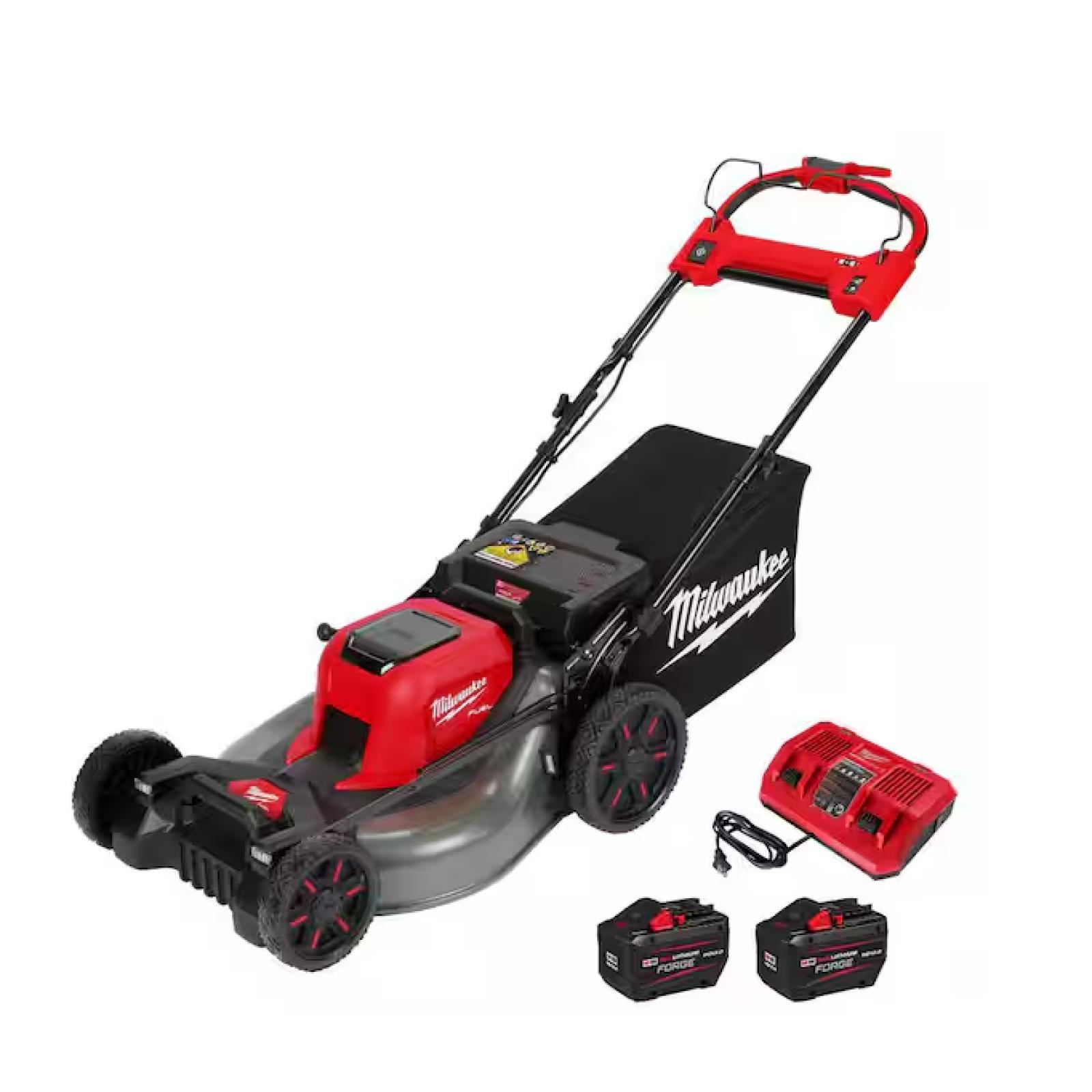 DALLAS LOCATION- NEW!- Milwaukee M18 FUEL 21 Self-Propelled Dual Battery Mower Kit