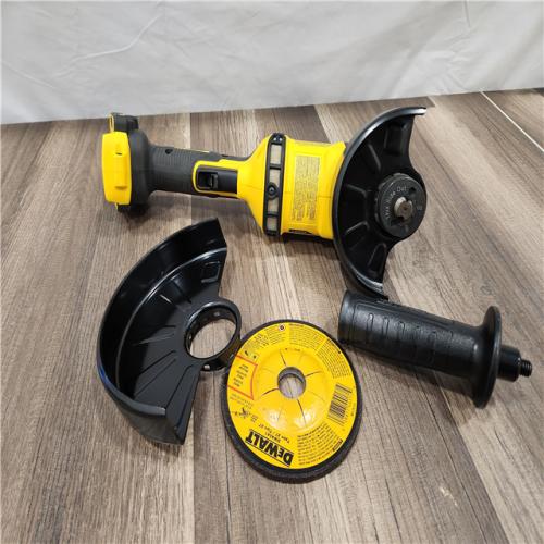 AS-IS - DEWALT 60V MAX Cordless Brushless 4.5 in. to 6 in. Small Angle Grinder with Kickback Brake (Tool Only)