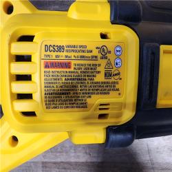 HOUSTON LOCATION - AS-IS DeWalt DCS389B FLEXVOLT 60V MAX Cordless Brushless Reciprocating Saw (Tool-Only)