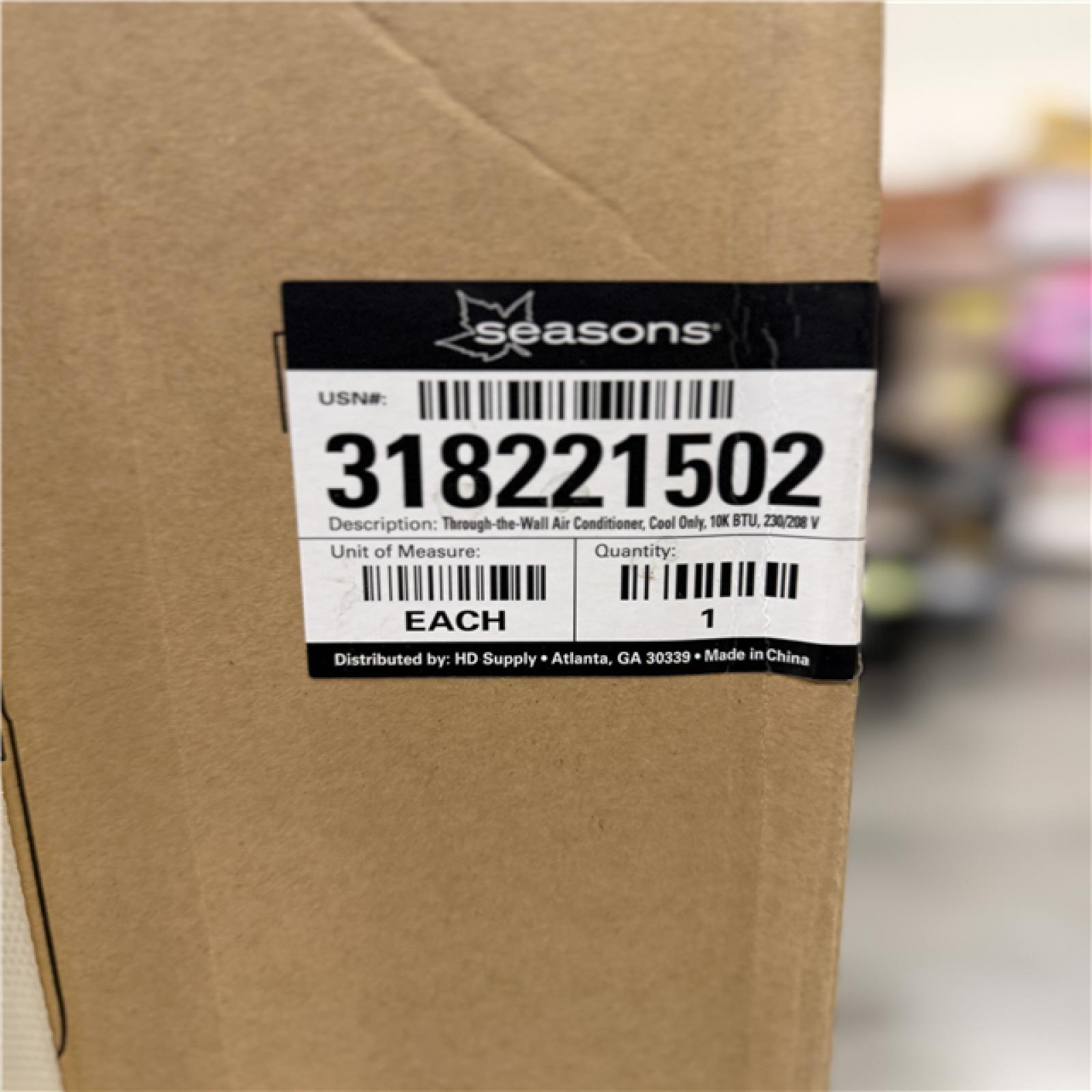 DALLAS LOCATION - SEASONS 10 000 BTU AIR CONDITIONER PALLET-(10 UNITS)