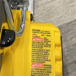 AS-IS DEWALT 20V MAX Cordless Brushless 6-1/2 in. Sidewinder Style Circular Saw (Tool Only)