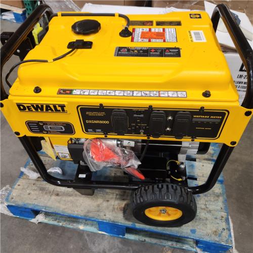 Dallas Location - As-Is DEWALT 10000 / 8000-Watt Gas Powered Portable Generator DXGNR8000