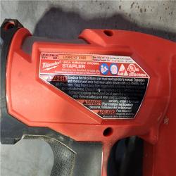 HOUSTON LOCATION - AS-IS M18 FUEL 18-Volt Lithium-Ion Brushless Cordless 18-Gauge 1/4 in. Narrow Crown Stapler (Tool-Only)