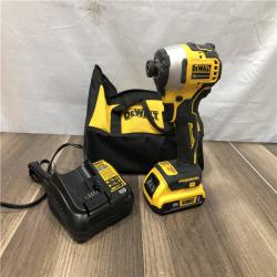 AS-IS DEWALT Atomic 20V Max Lithium-Ion Brushless Cordless Compact 1/4 in. Impact Driver Kit
