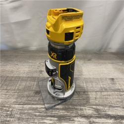 AS-IS DEWALT 20V MAX XR Cordless Brushless Fixed Base Compact Router (Tool Only)
