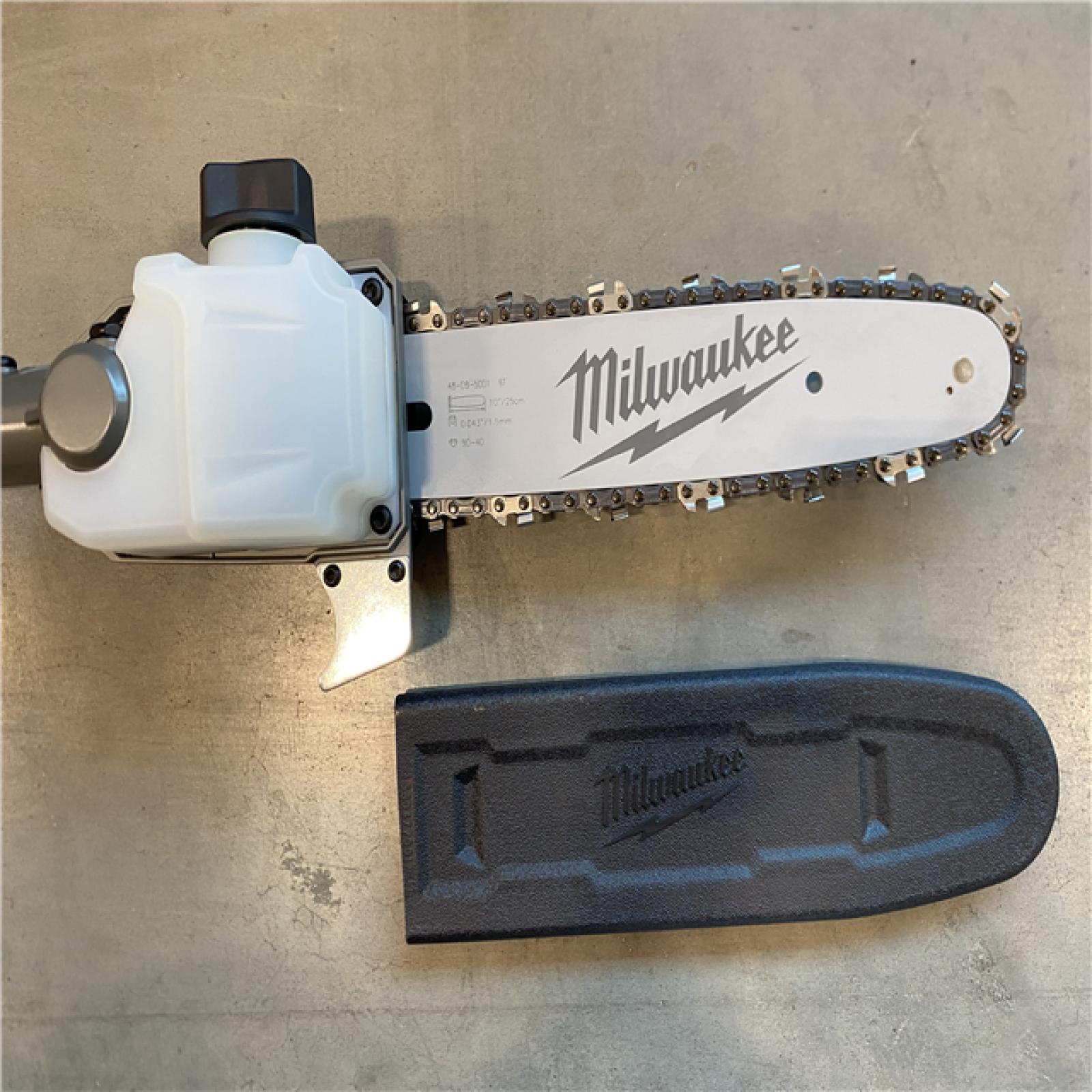 AS-IS Milwaukee FUEL QUIK-LOK 10 in. Pole Saw Attachment (Tool-Only)