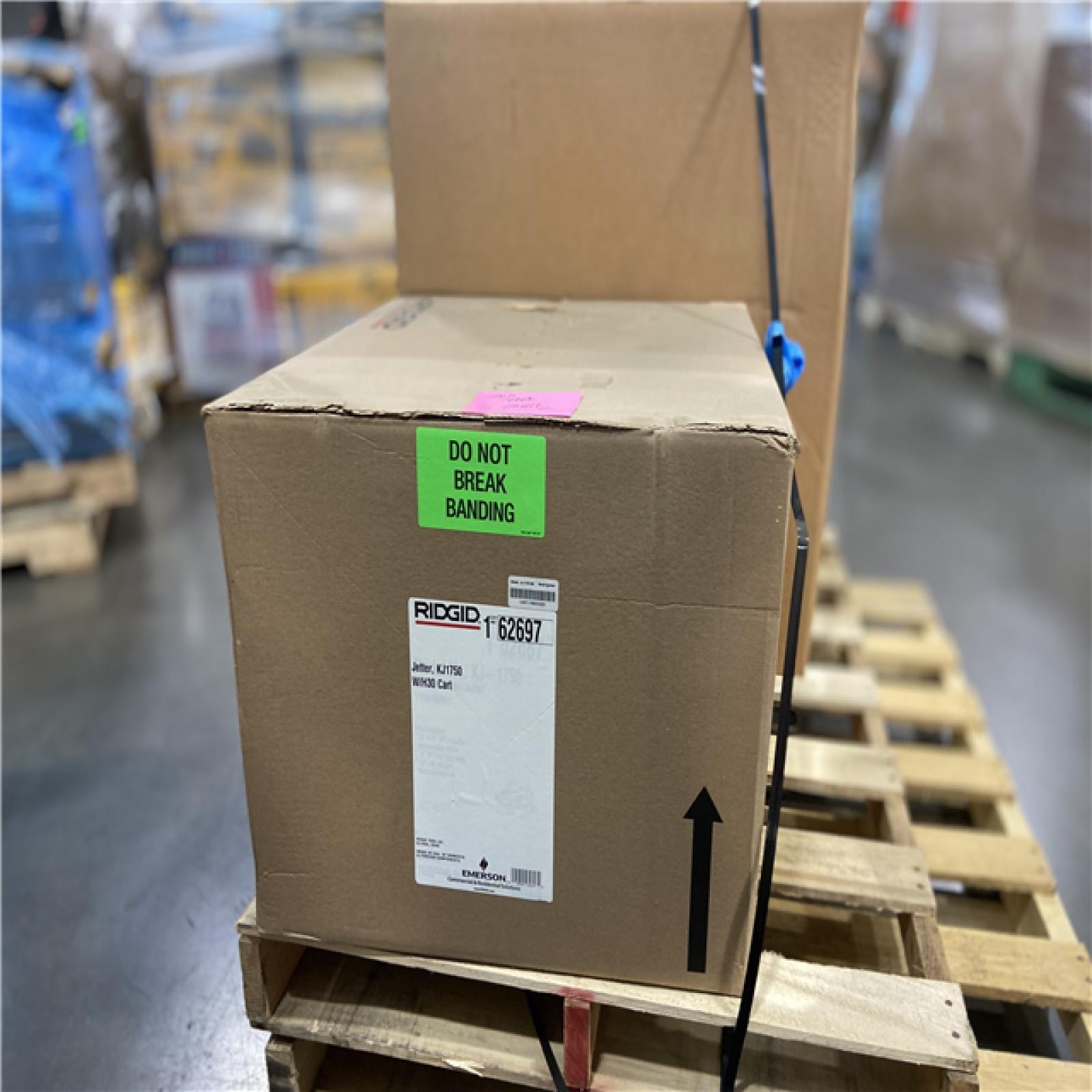 DALLAS LOCATION - RIDGID 62697 KJ-1750-C Water Jetter Drain Cleaner with Cart