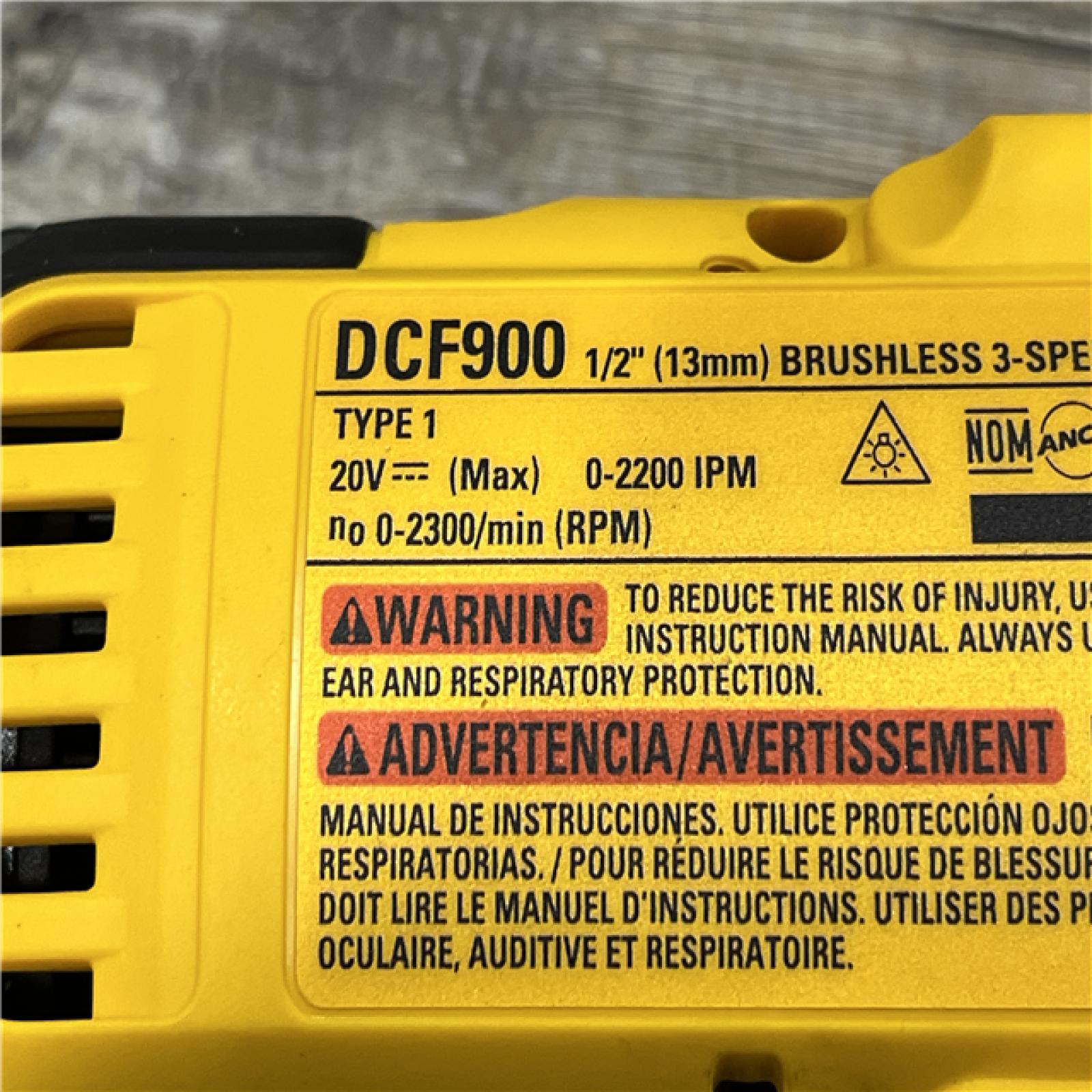 AS-IS DEWALT 20V MAX Lithium-Ion Cordless 1/2 in. Impact Wrench Kit