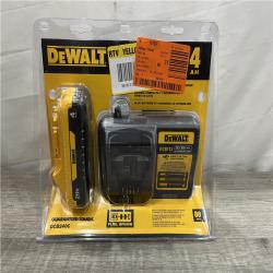 NEW - DEWALT 20-Volt MAX Lithium-Ion 4.0Ah Battery with 12-Volt to 20-Volt MAX Charger