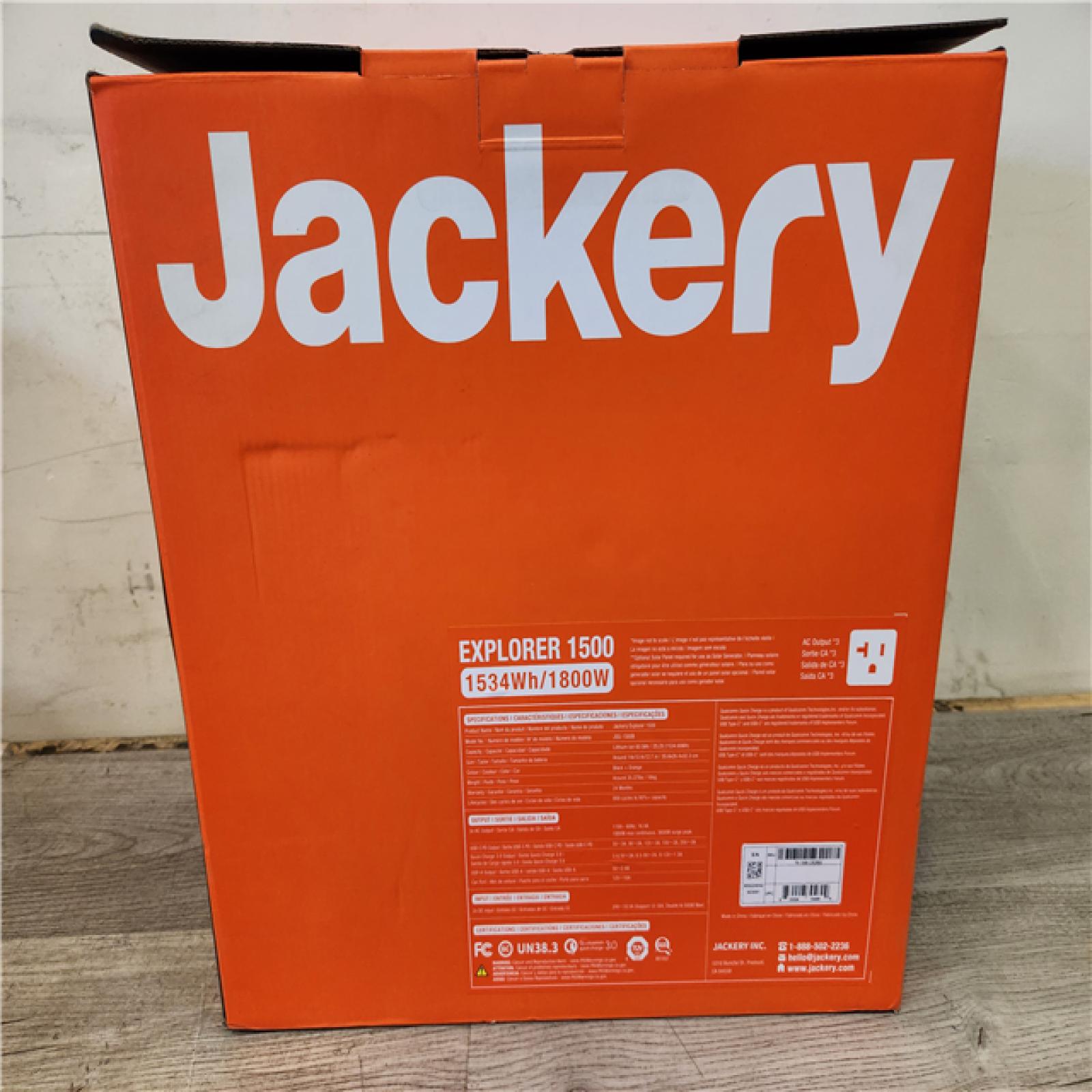 Phoenix Location LIKE NEW Jackery Explorer 1500, 1534Wh/1800W Model No. JSG-1500B