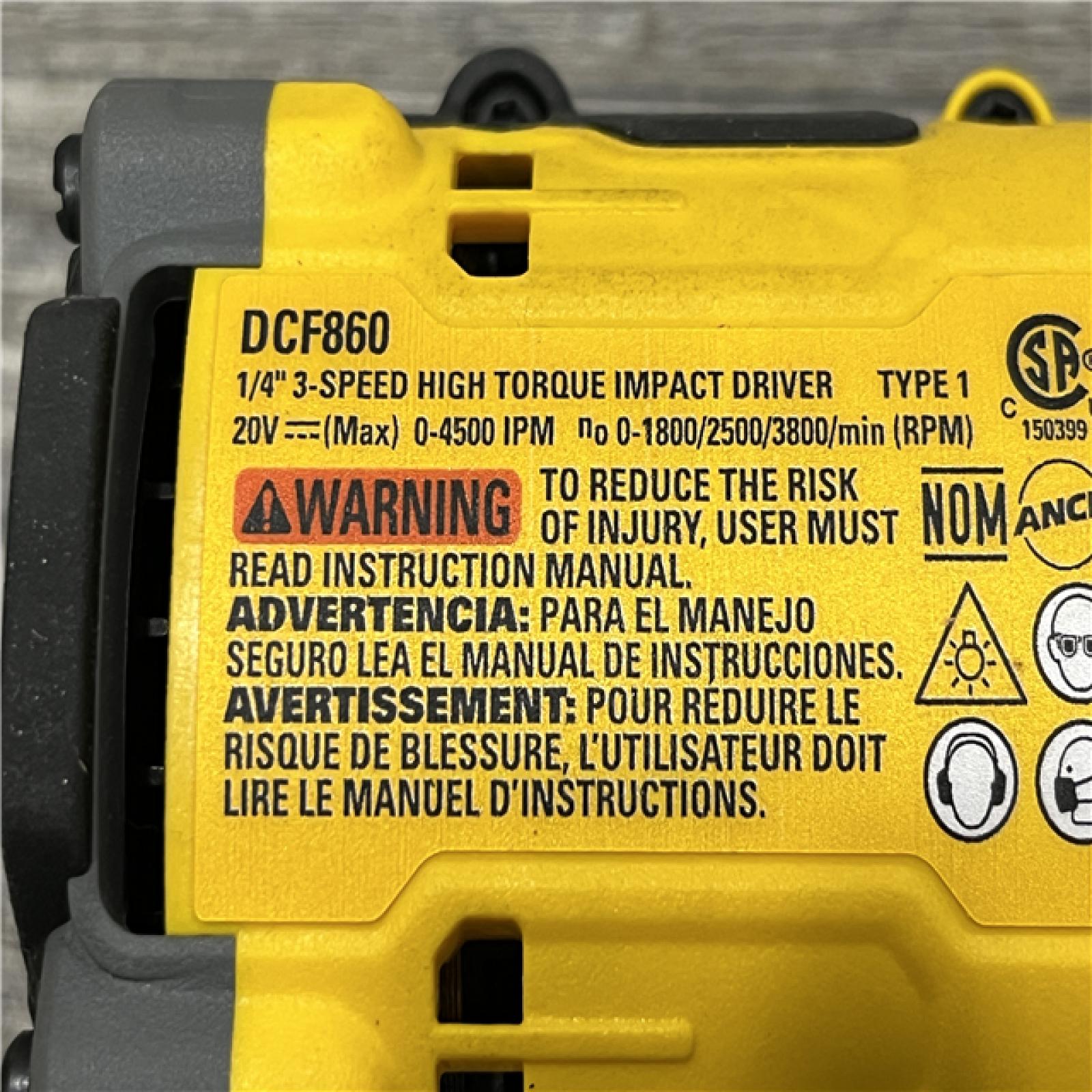 AS-IS DEWALT 20V MAX XR Cordless Impact Driver (Tool Only)