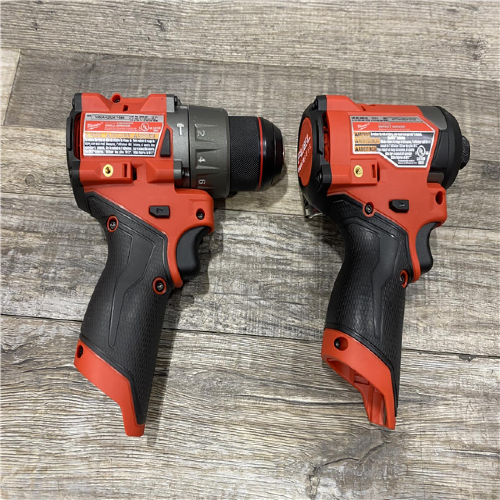 AS-IS Milwaukee  FUEL 12-Volt Lithium-Ion Brushless Cordless Hammer Drill and Impact Driver Combo Kit
