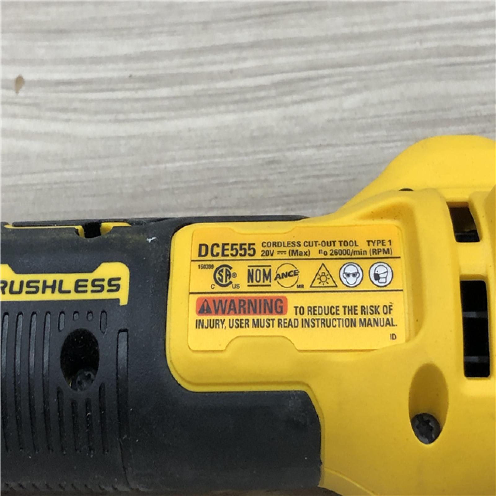 AS-IS DEWALT XR 20V Lithium-Ion Cordless Rotary Drywall Cut-Out Tool (Tool Only)