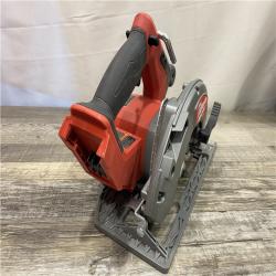 AS-IS Milwaukee FUEL 18V Lithium-Ion Brushless Cordless 7-1/4 in. Circular Saw (Tool-Only)