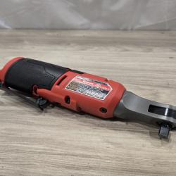 AS-IS Milwaukee 3453-22HSR M12 FUEL 12V Cordless 3/8 in. Ratchet and 1/4 in. Impact Driver Kit