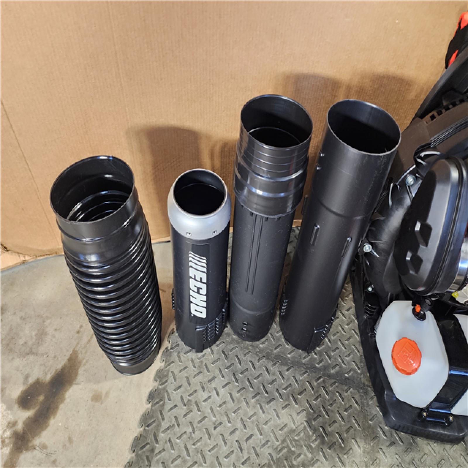 HOUSTON LOCATION - AS-IS (APPEARS LIKE NEW) Echo 220 MPH 1110 CFM 79.9 Cc Gas 2-Stroke X Series Backpack Blower with Tube-Mounted Throttle - PB-9010T