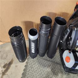HOUSTON LOCATION - AS-IS (APPEARS LIKE NEW) Echo 220 MPH 1110 CFM 79.9 Cc Gas 2-Stroke X Series Backpack Blower with Tube-Mounted Throttle - PB-9010T