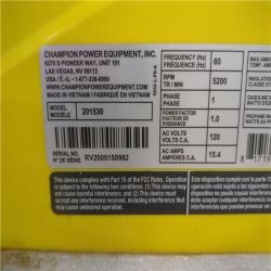 CALIFORNIA AS-IS CHAMPION PORTABLE POWER GENERATOR