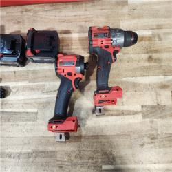 HOUSTON LOCATION - AS - IS Milwaukee FUEL 18V Lithium-Ion Brushless Cordless Hammer Drill and Impact Driver Combo Kit