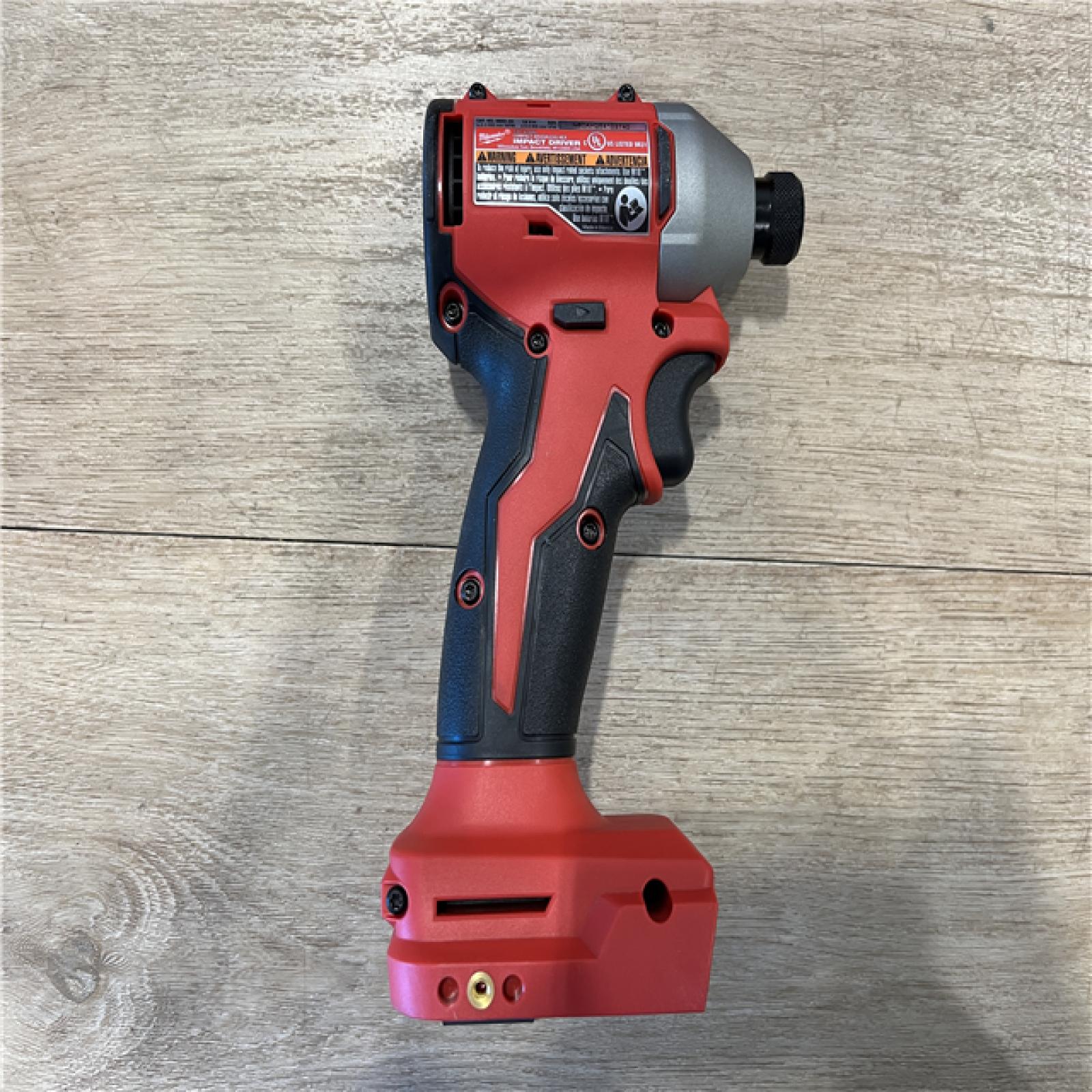 AS-IS Milwaukee  18V Lithium-Ion Brushless Cordless 1/4 in. Compact Impact Driver (Tool Only)