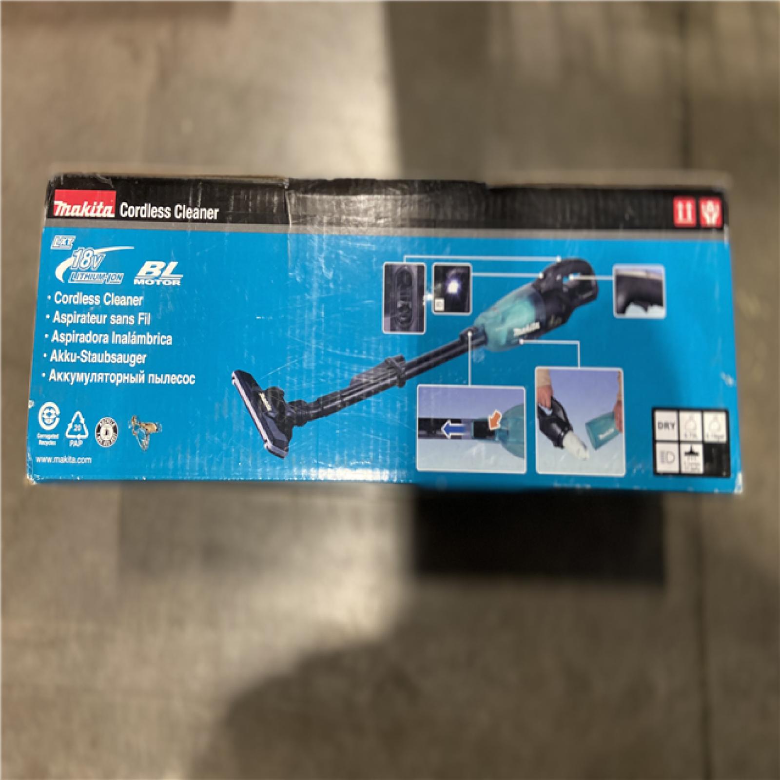NEW! -  Makita 18-Volt LXT Lithium-ion Compact Bagless Cordless Brushless Cloth Filter Stick Vacuum, (Tool Only)