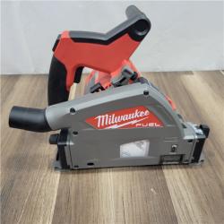 AS-IS Milwaukee 2831-21 M18 FUEL 18-Volt Lithium-Ion Brushless Cordless 6-1/2 in. Plunge Track Saw PACKOUT Kit with One 6.0 Ah Battery