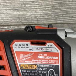 AS-IS Milwaukee 18V Lithium-Ion Cordless Drill Driver/Impact Driver Combo Kit