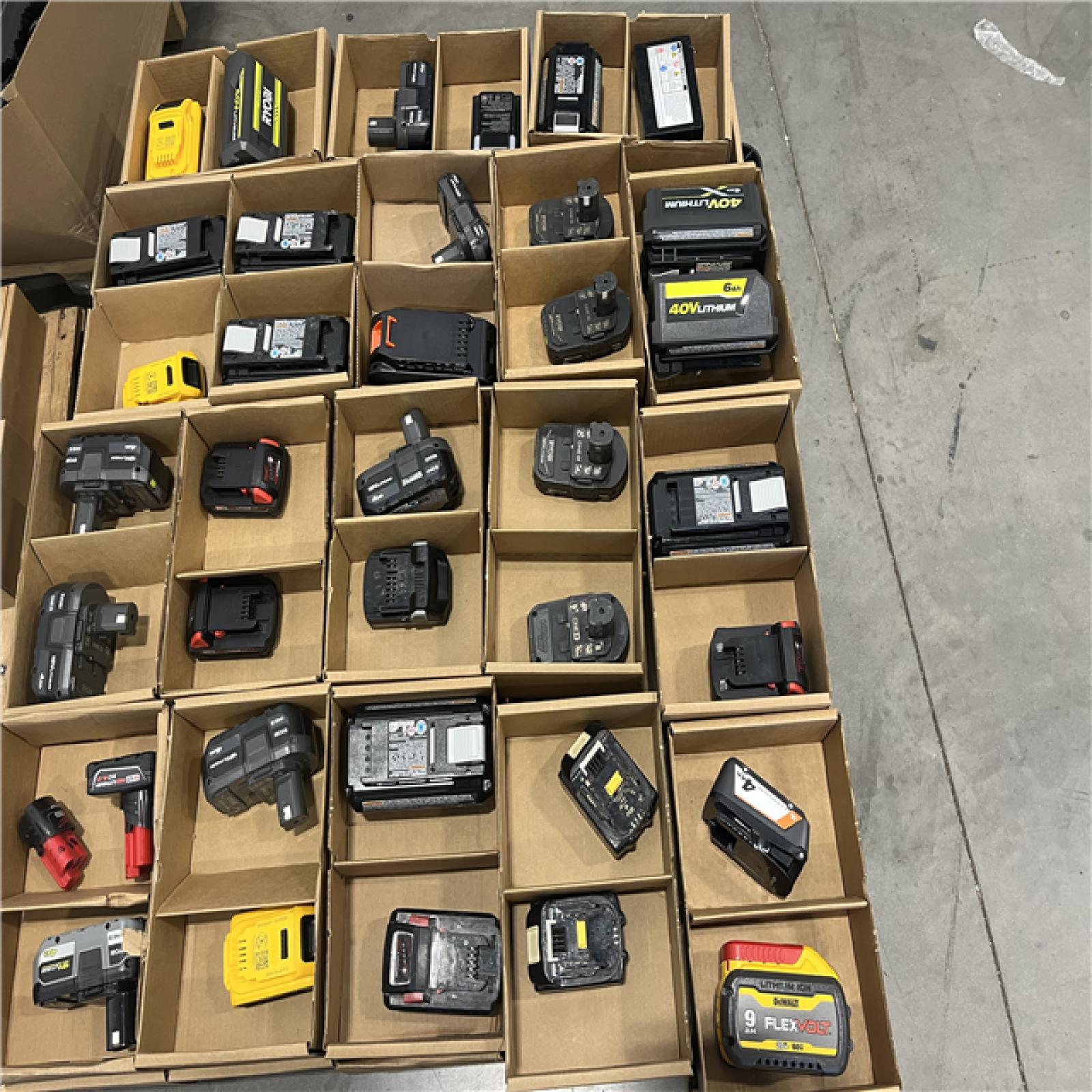 DALLAS LOCATION - AS-IS BATTERY PALLET