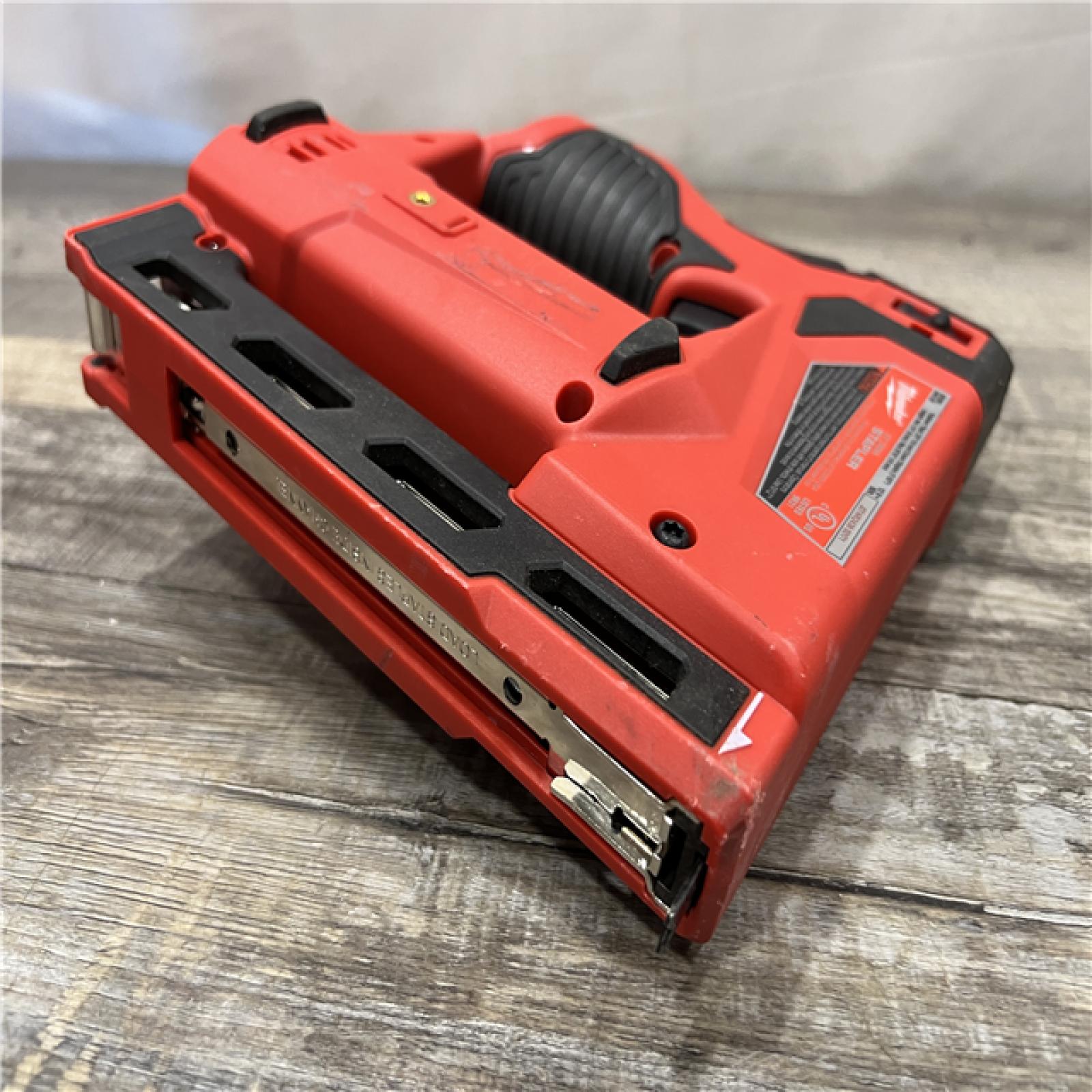 AS-IS Milwaukee 12-Volt Lithium-Ion Cordless 3/8 in. Crown Stapler (Tool-Only)