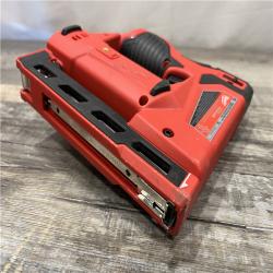 AS-IS Milwaukee 12-Volt Lithium-Ion Cordless 3/8 in. Crown Stapler (Tool-Only)