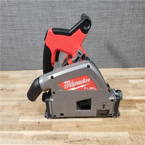 HOUSTON LOCATION - AS - IS Milwaukee FUEL 18V Lithium-Ion Cordless Brushless 6-1/2 in. Plunge Cut Track Saw (Tool-Only)