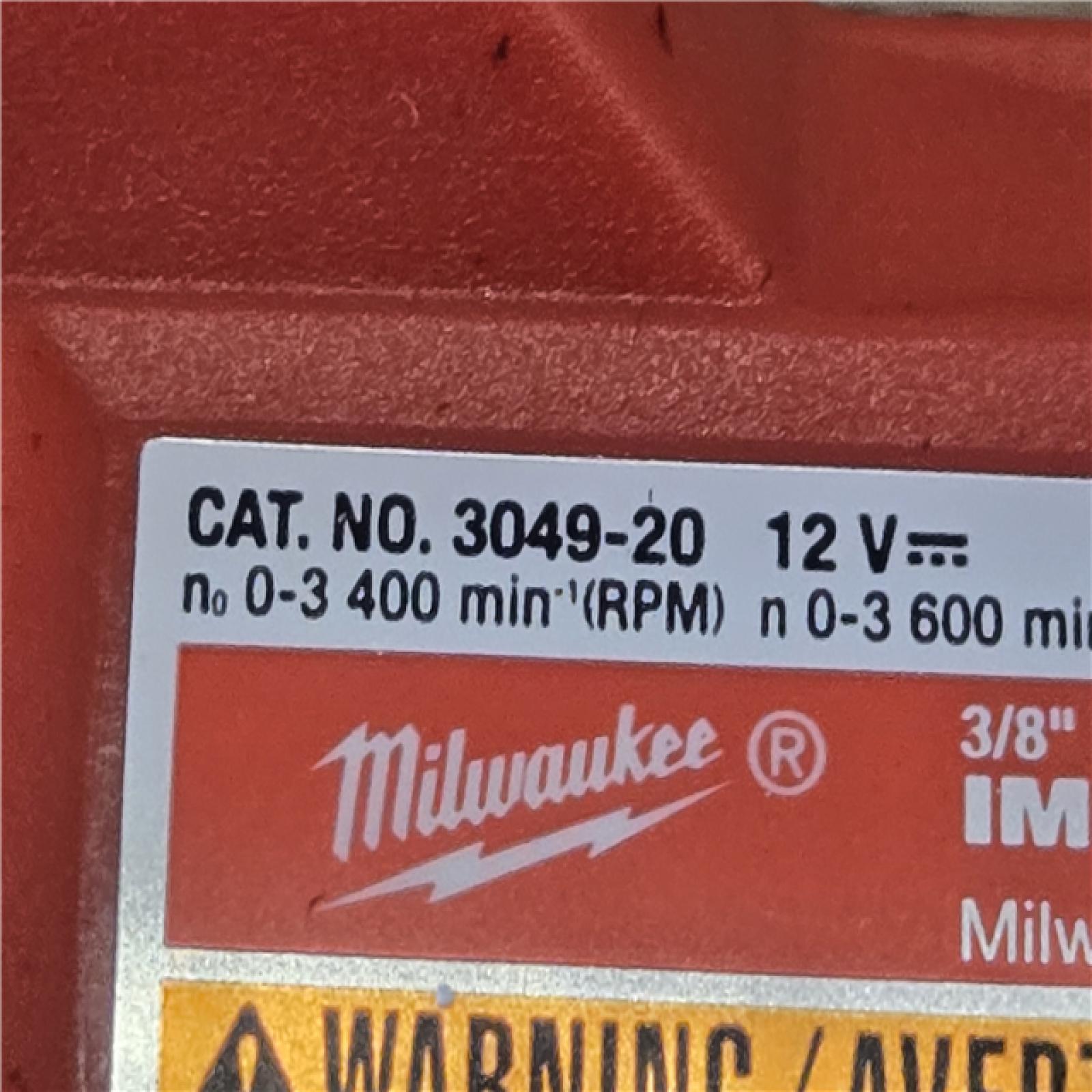 AS-IS Milwaukee FUEL 12V Cordless 3/8 in. Sub Compact Impact Wrench (Tool-Only)