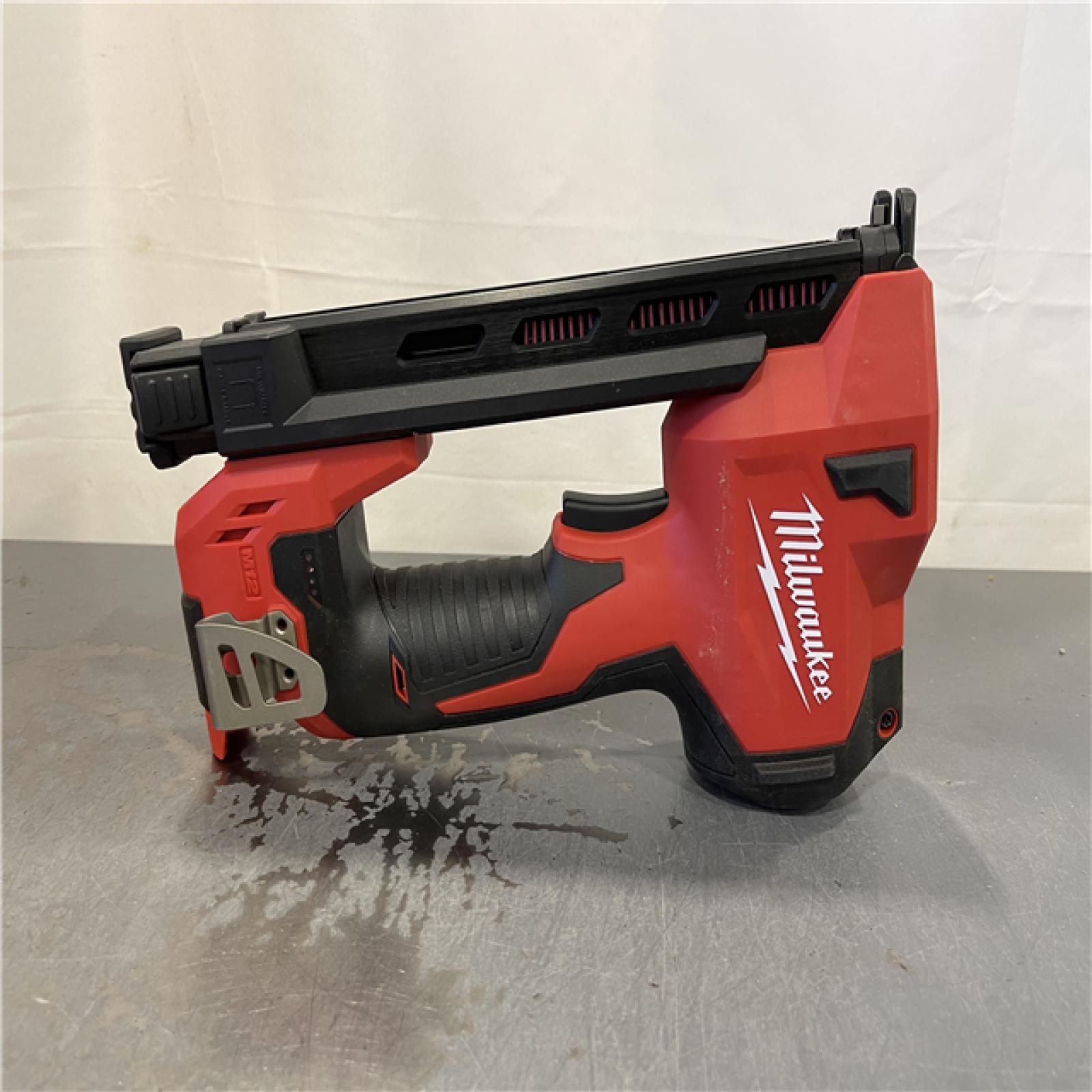 AS-IS - Milwaukee M12 12-Volt Lithium-Ion Cordless Cable Stapler