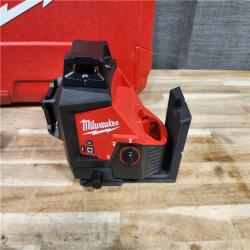 HOUSTON LOCATION - AS-IS (APPEARS LIKE NEW) Milwaukee 12-Volt Lithium-Ion Cordless Green 250 ft. 3-Plane Laser Level Kit