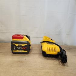 AS-IS- DEWALT 20V/60V MAX FLEXVOLT Lithium-Ion 9.0Ah Battery and Charger Starter Kit