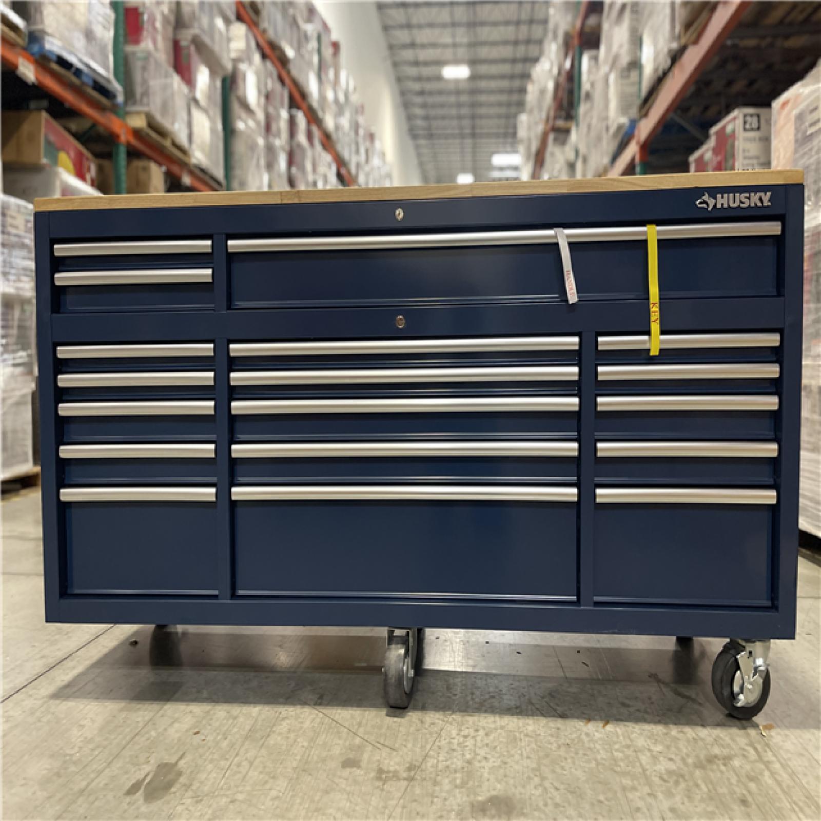 DALLAS LOCATION- Husky 72 in. 18-Drawer Mobile Workbench