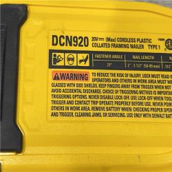 AS-IS DEWALT 20-Volt 21° Cordless Framing Nailer (Tool-Only)