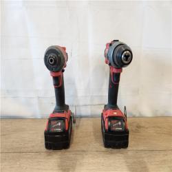 AS-IS- Milwaukee FUEL 18V Lithium-Ion Brushless Cordless Hammer Drill and Impact Driver Combo Kit